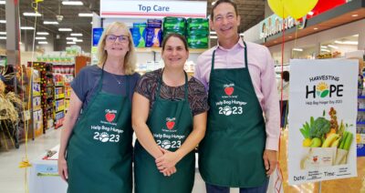 Bag for Hunger at Shop Rite - Taking ACTION during Hunger Action Month!